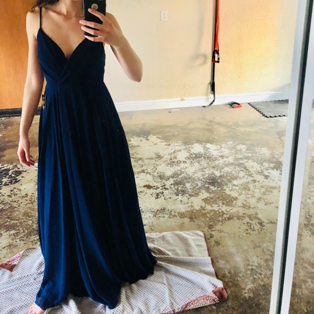 Brand new Lulu’s All About Love NAVY Dress.